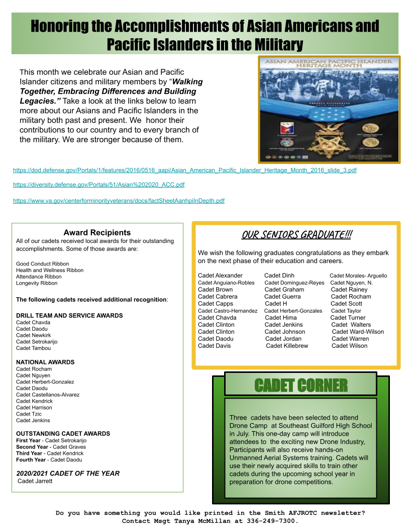 May/June Newsletter